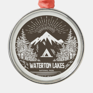 Waterton Lakes National Park Metal Ornament