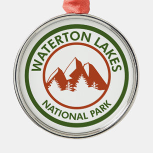 Waterton Lakes National Park Metal Ornament