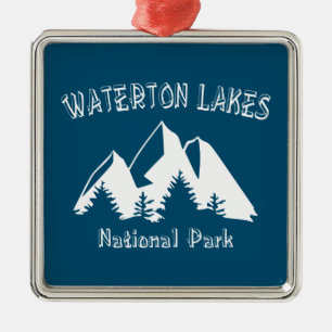 Waterton Lakes National Park Metal Ornament