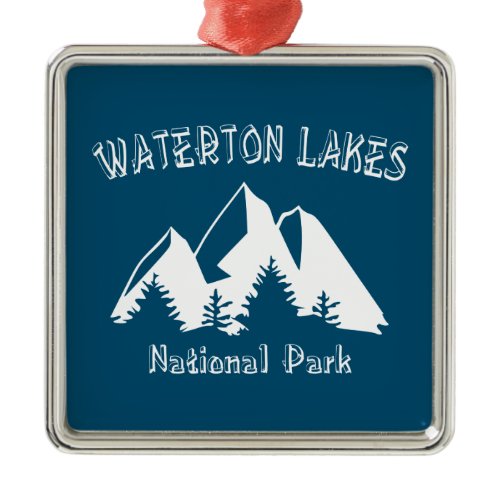Waterton Lakes National Park Metal Ornament