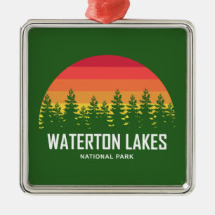Waterton Lakes National Park Metal Ornament