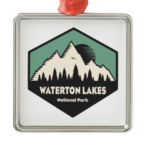 Waterton Lakes National Park Metal Ornament