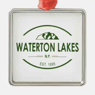 Waterton Lakes National Park Metal Ornament
