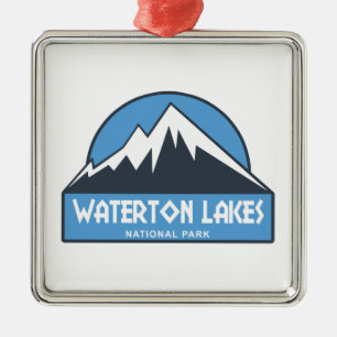 Waterton Lakes National Park Metal Ornament
