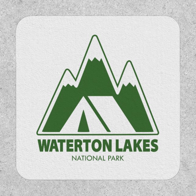 Waterton Lakes National Park Mountains Camping Patch (Front)