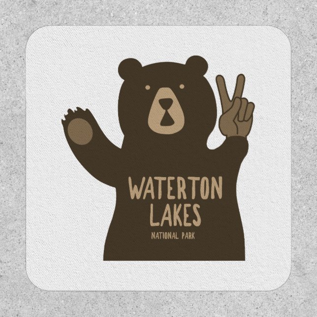 Waterton Lakes National Park Peace Bear Patch (Front)