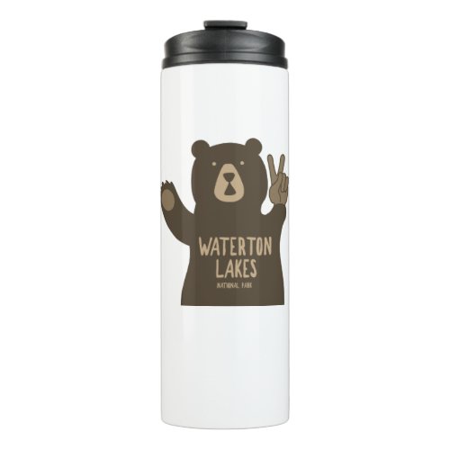 Waterton Lakes National Park Peace Bear Thermal Tumbler