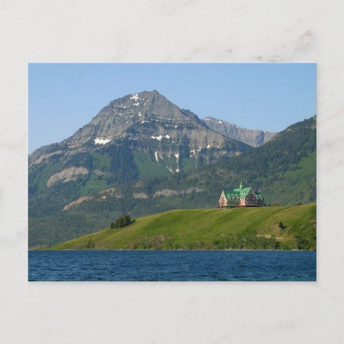 Waterton Lakes National Park Prince Of Wales Hotel Postcard