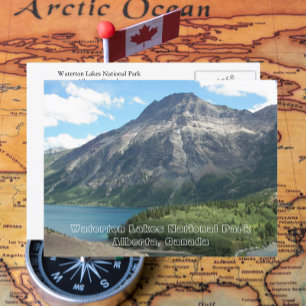 Waterton Lakes National Park Travel Photo Postcard