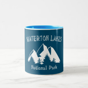 Waterton Lakes National Park Two-Tone Coffee Mug