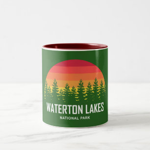 Waterton Lakes National Park Two-Tone Coffee Mug