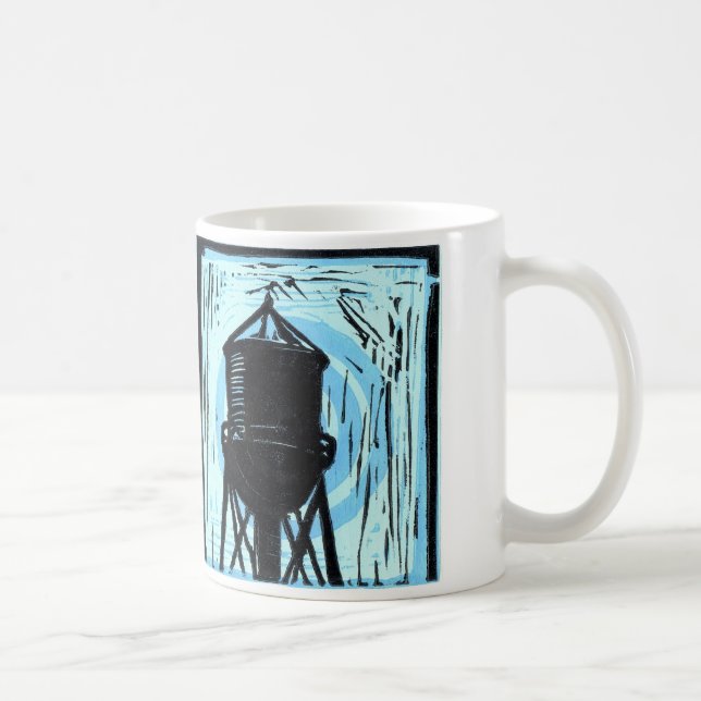 watertower blue mug (Right)