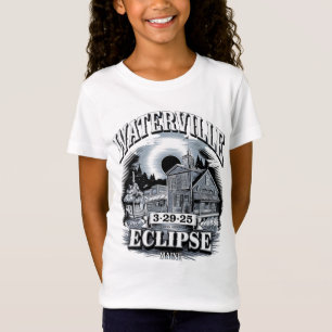 Waterville Maine Eclipse 3-29-2025 Farmhouse T-Shi T-Shirt