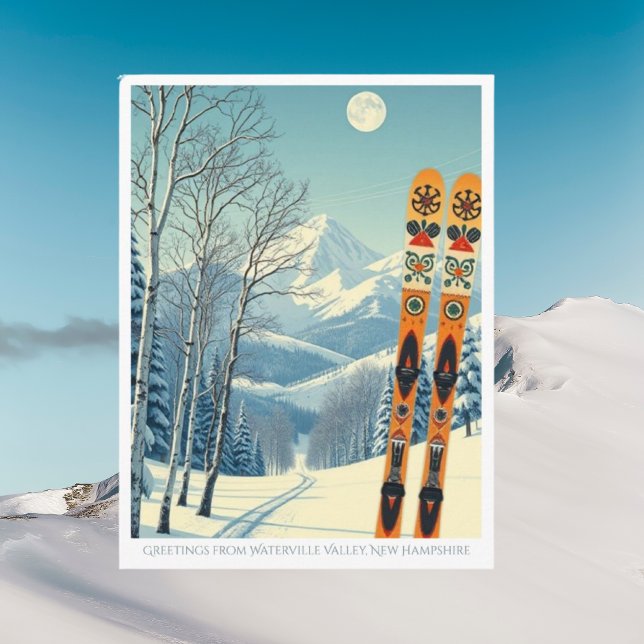 Waterville Valley New Hampshire ski area Postcard (Creator Uploaded)