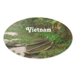 Waterway in Vietnam Oval Sticker