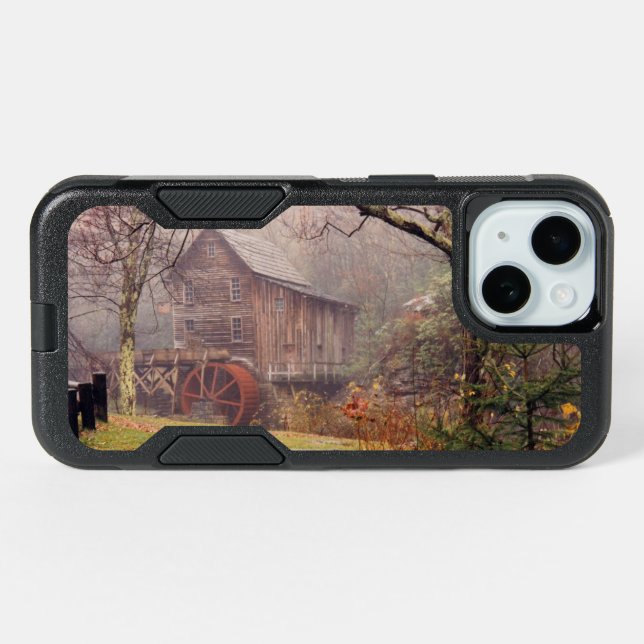 Waterwheel iPhone 15 Case (Back Horizontal)