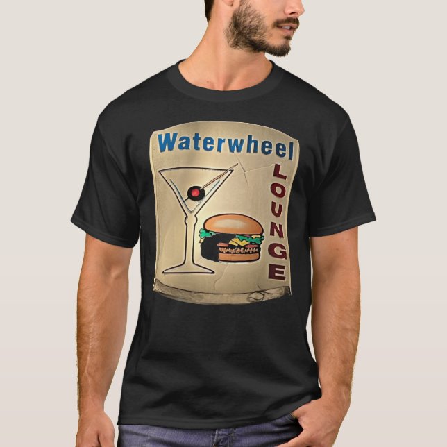 Waterwheel Lounge, Ballard, WA T-Shirt (Front)