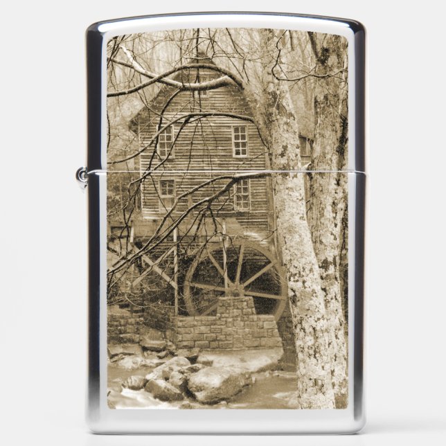 Waterwheel Zippo Lighter (Front)