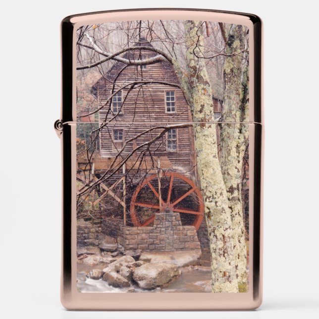 Waterwheel Zippo Lighter (Front)