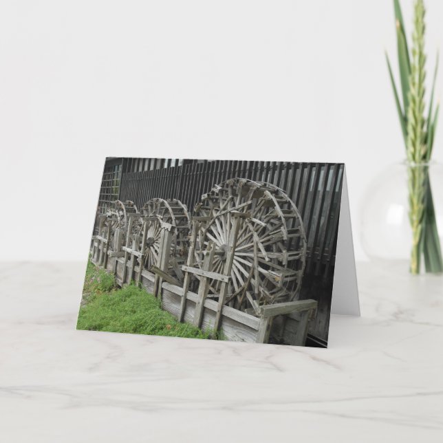 Waterwheels in Japan Card (Front)