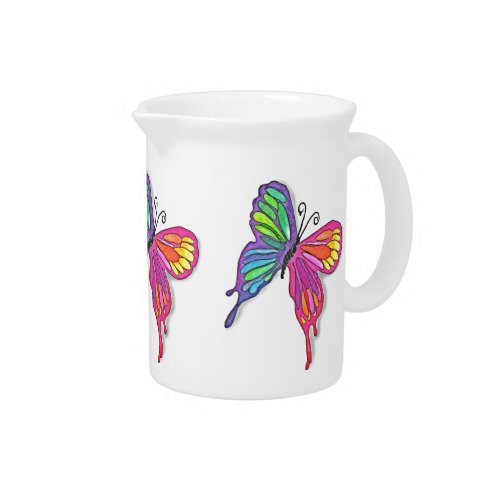 Watery  Butterfly Beverage Pitcher