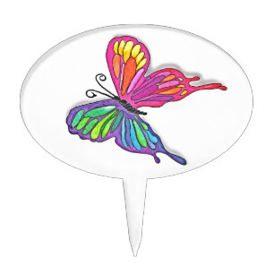 Watery  Butterfly Cake Topper