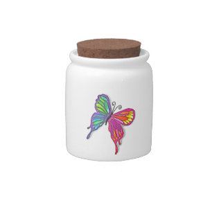 Watery Butterfly Candy Jar
