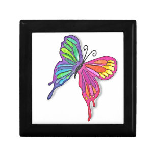 Watery Butterfly Keepsake Box