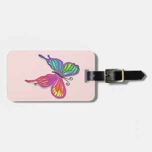Watery  Butterfly Luggage Tag