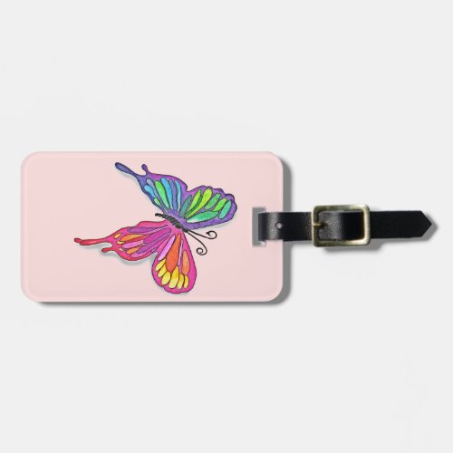 Watery  Butterfly Luggage Tag