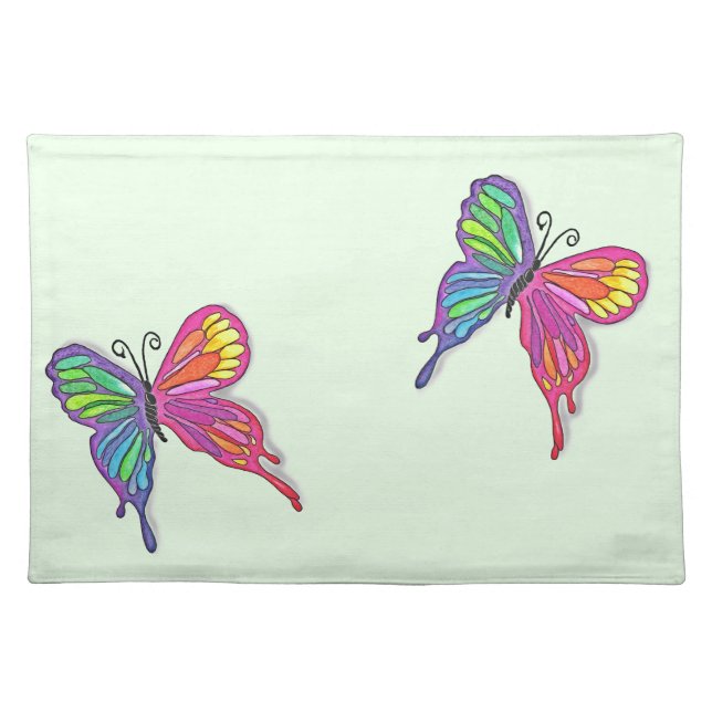 Watery  Butterfly Placemat (Front)