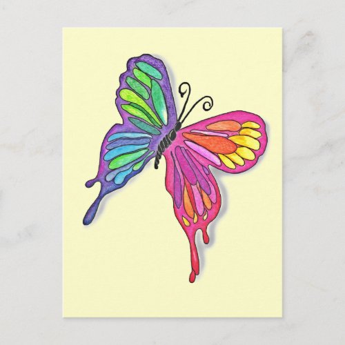 Watery  Butterfly Postcard