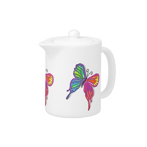 Watery  Butterfly Teapot
