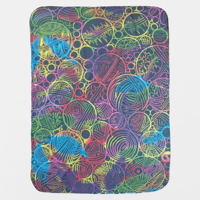 Watery Neuron  Baby Blanket (Front)