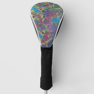 Watery Neuron Golf Head Cover