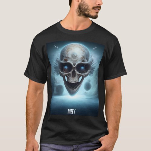 Watery Skull T_Shirt