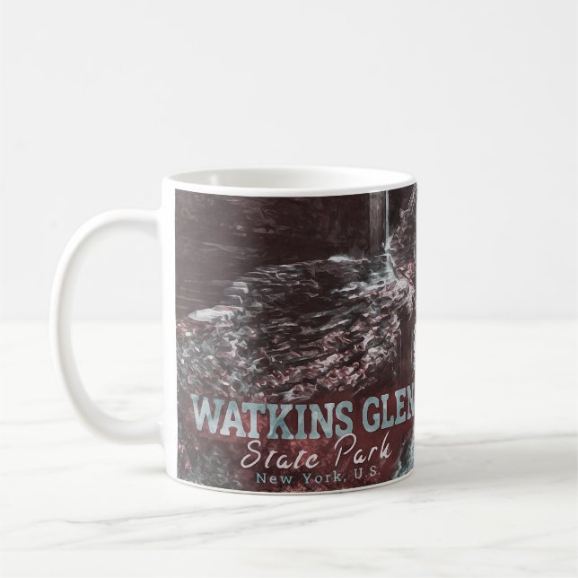 WATKINS GLEN - NEW YORK US COFFEE MUG (Left)