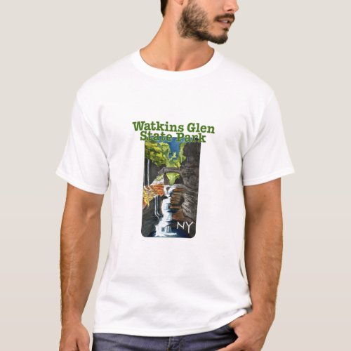 Watkins Glen State Park New York T_Shirt