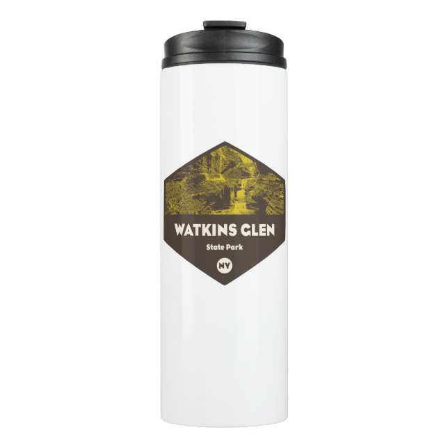 Watkins Glen State Park New York Thermal Tumbler (Front)