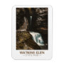 Watkins Glen State Park New York Watercolor Retro Magnet