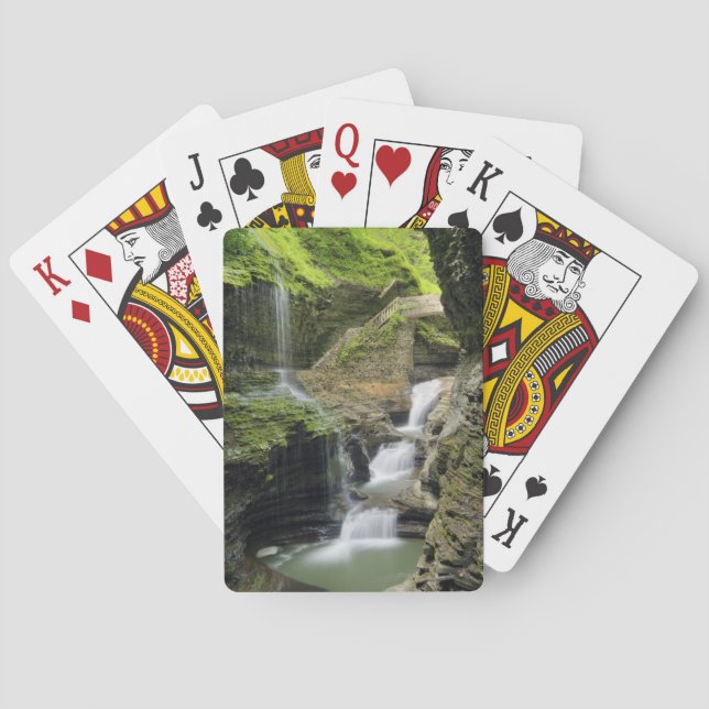Watkins Glen Waterfalls Poker Cards (Back)