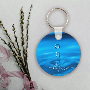 watre drops keychain