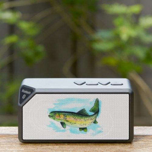 Watrecolor Rainbow Trout Bluetooth Speaker