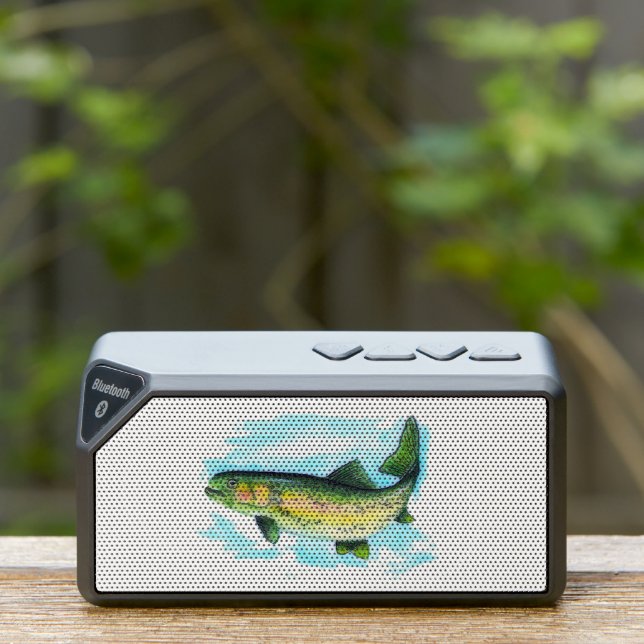 Watrecolor Rainbow Trout Bluetooth Speaker (Insitu(Outdoor))