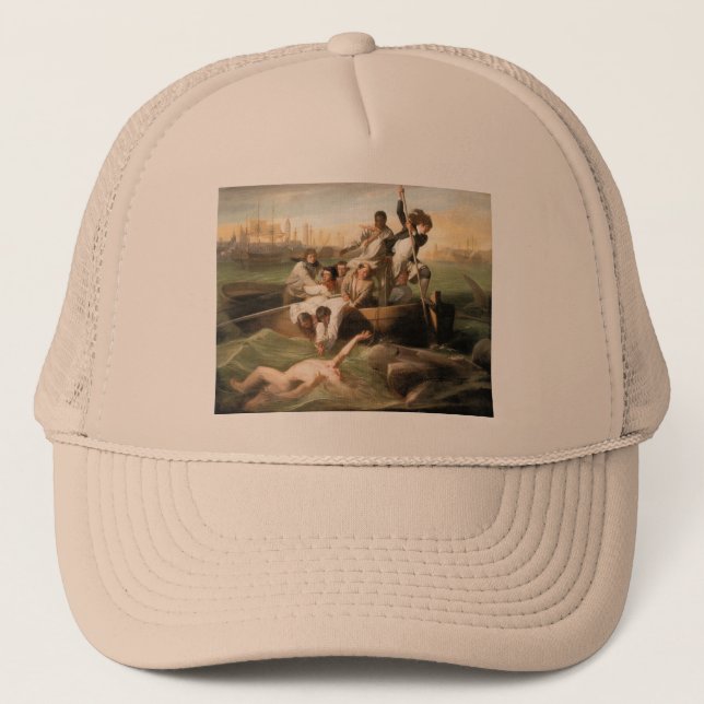 Watson and the Shark, by John Singleton Copley Trucker Hat (Front)