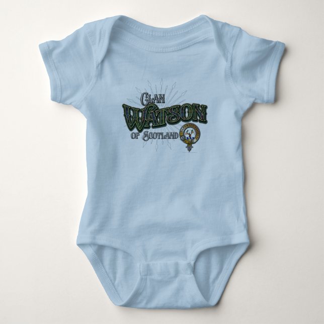 Watson Clan Baby Bodysuit (Front)
