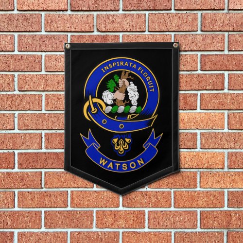 Watson Clan Badge Banner  Pennant
