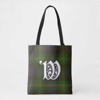 Watson Clan Tartan Monogram Tote Bag