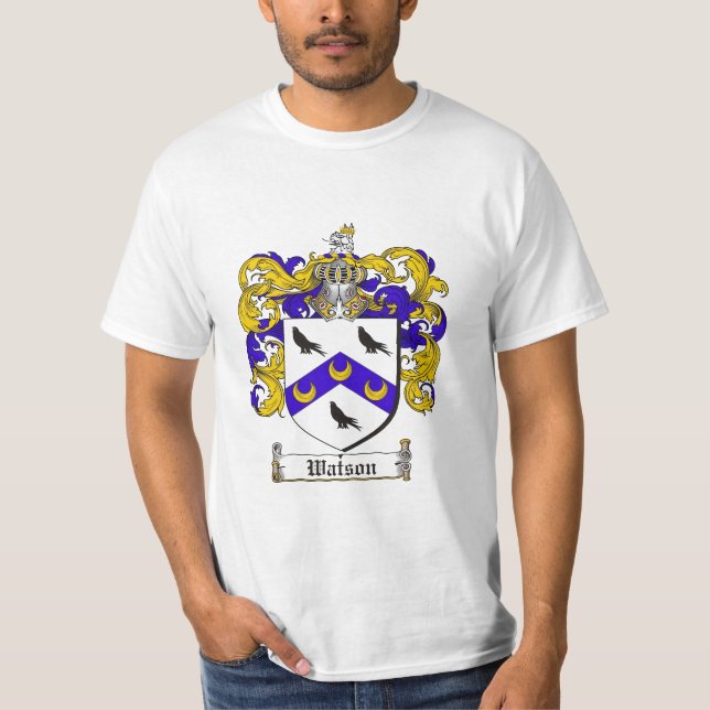 Watson Family Crest - Watson Coat of Arms T-Shirt (Front)