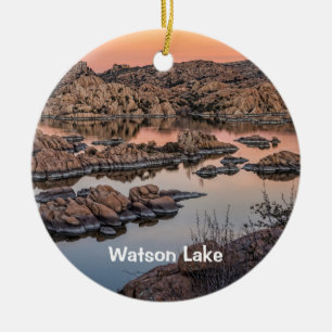 Watson Lake, Prescott, Arizona Ceramic Ornament
